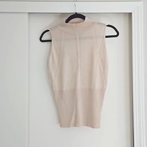 Claude Montana Paris Sleeveless Mockneck Sweater